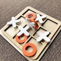 Miniatyrbilde 4 av 5: Barn Hjerne Trening Sjakk Brett Spill Bord Leke Tic Tac Toe Simulert Sjakk Pedagogisk leketøy
