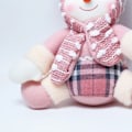 Miniatyrbillede 7 af 9: Jul Pink Snemand Julemand Plysj Sid Dukker Legetøj kugler Jule pynt pynt