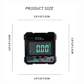 Miniatyrbillede 7 af 7: Digital Display Inklination Box Precision Måling Magnetisk Suge Protractor
