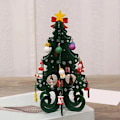Miniatyrbillede 6 af 10: Kreativ Gør-det-selv Træ Jule Træ Vindue Butik Indkøbscenter Desktop Display Rekvisitter Ornament