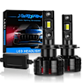 Miniatyrbillede 1 af 6: Led Canbus H3 Led Forlygter Mini 100W 20000LM Bil Lys Pærer