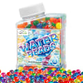 Miniatyrbilde 1 av 9: Perle formet krystall jord vann perler slam vekst gelé baller hydrogel vann voksende perler bryllups
