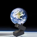 Miniatyrbilde 8 av 8: Jord Måne Projeksjon Lampe Oppladbar Stjerne Projektor Planet Projektor Bakgrunn Atmosfære Led Natt Lys Barn Soverom Dekor