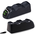Miniatyrbilde 2 av 6: Doble kontrollere lader stasjon rask lading dokk gamepad holder base stativ