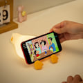 Miniatyrbillede 6 af 7: And Natlamper Led Nat Lys Ælling Genopladelig Lampe USB Tegnefilm Silicone