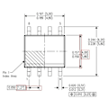 Miniatyrbilde 2 av 6: Elektronisk krets TSSOP8 SSOP8 SOP8 SMD To DIP8 Adapter to DIP+ Pin Header PCB Board Converter 10stk