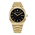 Miniatyrbillede 3 af 8: Rustfrit stål Herre armbåndsur Classic Business Vandproof Man Sort Ur Japan Movement Quartz Herre ure