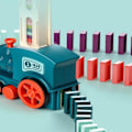 Miniatyrbilde 3 av 6: Barn Automatisk Legging Domino Tog Elektrisk Bil Dominoer Set Klosser Blokker sett Spill Pedagogiske Leker