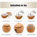 Miniatyrbillede 6 af 8: USB Ultrasonic Cool  Mist Sprayer Essential Oil Duft Min Fugter