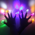 Miniatyrbilde 3 av 6: 10 stykker LED finger lys 6 farge finger lommelykter