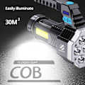 Miniatyrbillede 4 af 9: High Power LED Lommelygter Cob Side Light  Letvægts Udendørs Belysning ABS Materiale Lommelygter