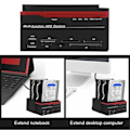 Miniatyrbillede 9 af 9: Hard Drev Docking Station Hard Disk Indkapsling HDD SSD Ekstern HD Kort Læser USB Hub