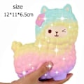 Miniatyrbild 2 av 6: Söt Får Alpacka Squishy Toy Söt Galaxy Långsamt stigande Djur Squishy Squish Utsökt Barn Action Figurer