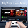 Miniatyrbild 3 av 8: Steam Deck Docking Station 4 in 1 Dock Holder Hub USB C to 4K@60Hz HDMI-kompatibel  SteamDeck