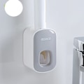 Miniatyrbild 4 av 9: Automatisk Tandkräm Dispenser Vägg fäste Badrum Badrum Tillbehör Vattentät Tandkräm Squeezer