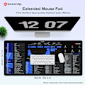Miniatyrbilde 4 av 5: Snarveier Mouse Pad for Mac OS/Windows Large Extended Office Tastatur Musematte