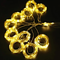 Miniatyrbillede 1 af 8: 3M LED Gardin String Lys Fe Dekoration USB Ferie Garland Lampe 8 Mode