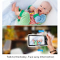 Miniatyrbilde 4 av 6: 5 tommers video babymonitor med kamera og lyd 4X zoom 22 timer batteri 1000 fot rekkevidde 2-veis lyd temperatur sensor