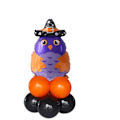 Miniatyrbillede 2 af 5: Halloween græskar spøgelse heks flagermus folie balloner sæt
