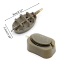 Miniatyrbilde 2 av 5: Inline Method Feeder Mould Ate Kaster Ate Plumb Set Karpe Fiske Ate Holder