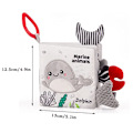 Miniatyrbild 11 av 11: Soft Baby Books 3D Touch Feel High Contrast Toy Book Sensory Tidig Lärande Barnvagn Leksaker