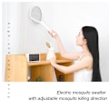 Miniatyrbilde 4 av 8: 3500V 5in1 Mosquito Killer Lampe Multifunksjonell Vinkel Justerbar Bug Zapper Elektrisk USB Oppladbar Mygg Fly Flagermus Swatter