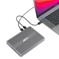 Miniatyrbillede 3 af 6: Nvme Enclosure, 4-Bay RAID Enclosure, Support Soft Raid Thunderbolt 3 to 4 M.2 Enclosure