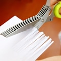 Miniatyrbilde 4 av 6: 5 lag Multifunksjonell Muti lag rustfritt stål kniver flerlags kjøkken saks