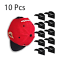 Pikkukuva 7 / 7: 10 kpl  Baseball hattu koukku hattu kiinnitys koukku jäljetön koukku musta minimalistinen design hattu teline