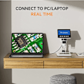 Miniatyrbillede 5 af 7: Digital Mikroskop 1080P Mikroskop Digital Para Electronica 1800mAh Til Mønt PC Laptop Lodning Værktøj