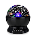 Miniatyrbilde 1 av 6: Stjerne Projektor Lampe LED Natt Lys Baby Dekor Roterende Barnehage Måne Galaxy Projektor