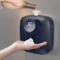 Miniatyrbillede 2 af 7: Vægmonteret Sæbe Dispenser Elektrisk skummende LED Temperatur Skærm Ikke-kontakt Infrarød Sensor Sæbe Dispenser