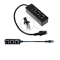 Miniatyrbild 5 av 6: RJ45 Ethernet Splitter Cable 1 Hane till 3 Kvinna LAN Ethernet Splitter för Cat5 Cat6 LAN Ethernet Socket Connector