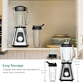 Miniatyrbilde 5 av 6: 1300W Smoothie Blender med 1,5L Glass Klasse Personlige Blendere Combo for Fryst Frukt Drikker