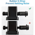 Miniatyrbild 6 av 6: Trailer Hitch Pin Lock Plum Blossom Gummi Trailer & Universal Core Tow Receiver Lock