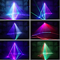 Miniatyrbild 6 av 6: RGB Laser 500MW Beam Line Scanner Projector DMX Professional Disco DJ Bröllop Fest Bar Club Scen Ljus