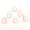 Miniatyrbillede 4 af 6: Håndlavet Træ Håndværk Tilbehør Hjem Dekoration Scrapbooking Gør det selv Mix Jule Træ snefnug stjerner