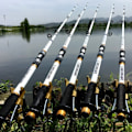 Miniatyrbillede 2 af 7: 2,1M -3,6M Karper Fiske Stang Federer Hård FRP Carbon Fiber Teleskop Fiske Stang