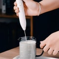 Miniatyrbilde 4 av 7: 2 i 1 USB oppladbar Elektrisk Egg Visp Visp Kaffe Mixer Dobbelt hoder Melk skummer