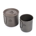 Miniatyrbild 2 av 7: Camping Mugg Titanium Kopp Turist Servis