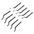 Miniatyrbild 4 av 7: Handtag Grader Metall Avgradning Verktyg Handtag Blockare Skärning Verktyg Med 10st Roterande Grader blad