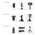 Pikkukuva 7 / 8: Kelluva Jalusta GoPro Hero Selfie Stick Sjcam DJI Action Kamera Jatkettava tanko Monopod käsi kahva