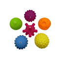 Miniatyrbilde 2 av 6: Teksturert Multi Ball Sett Utvikle baby's Taktile Sanser Leketøy Baby Touch Hånd Ball Leker