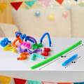 Miniatyrbillede 6 af 6: 50 stykker Rainbow Pop Rør Sanselegetøj