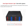 Miniatyrbilde 3 av 8: 6-Bay 2,5 tommer SATA SSD HDD Hot Swap Mobil Rack/Enclosure Hard Disk Kapital Rack Data lagring