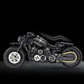 Miniatyrbillede 2 af 7: Klassisk motorcykel bygning model klodser moto vej racer klodser jule gaver legetøj