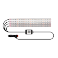 Pikkukuva 1 / 7: 48 LED Auto Sisustus Ambient jalka valo USB Langaton Kaukosäädin Musiikki App Ohjaus Auto RGB Ilmakehä koriste lamput