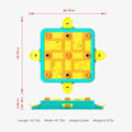 Miniatyrbilde 6 av 7: Hund puslespill leke hunder hjerne utdanning mentalt stimulering leker valp godter mat mater dispenser