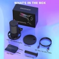 Pikkukuva 4 / 7: USB mikrofoni studio ammattimainen kondensaattori mikrofoni PC:lle tietokone tallennus