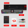 Miniatyrbillede 2 af 6: Darknets understøtter Bluetooth Wireless aux 3.5 surround RGB højttalere søjle sound bar